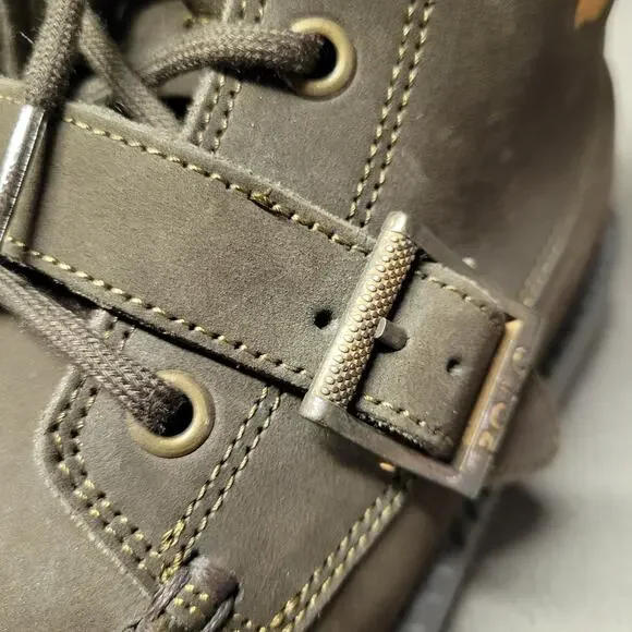 Polo Ralph Lauren Boots Boys Size 5 Suede Leather Ranger High Top Bear Buckle - Picture 15 of 16